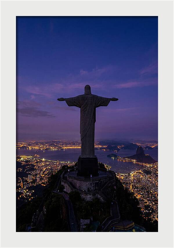 Christ The Redeemer At Dusk