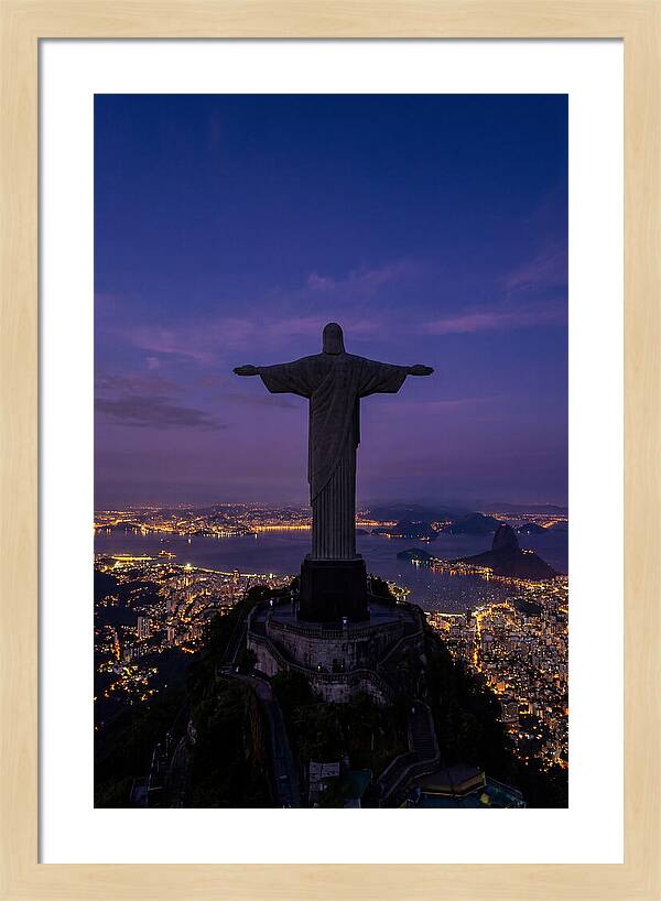 Christ The Redeemer At Dusk