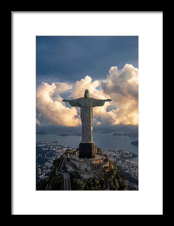Christ The Redeemer At Golden Hour