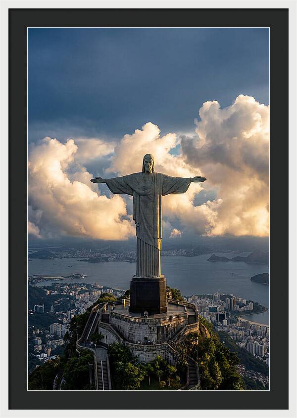 Christ The Redeemer At Golden Hour