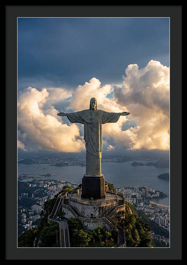 Christ The Redeemer At Golden Hour