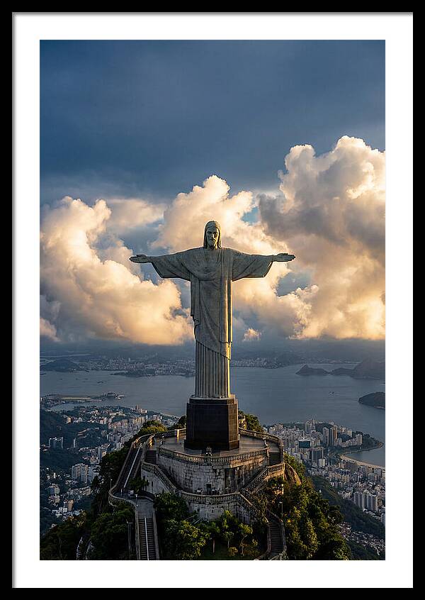 Christ The Redeemer At Golden Hour