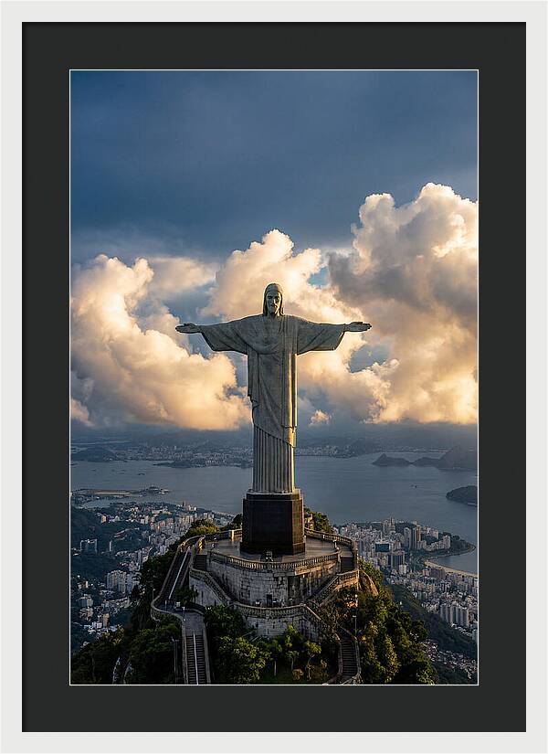 Christ The Redeemer At Golden Hour