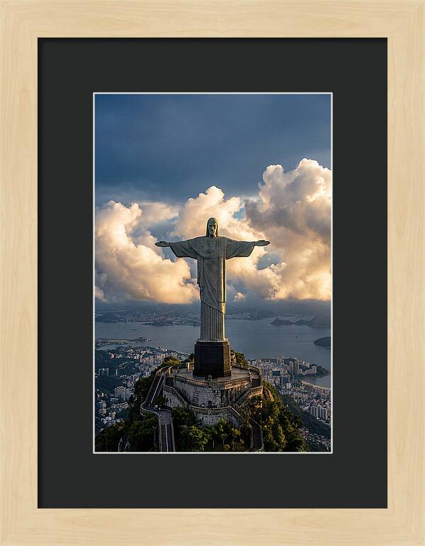 Christ The Redeemer At Golden Hour