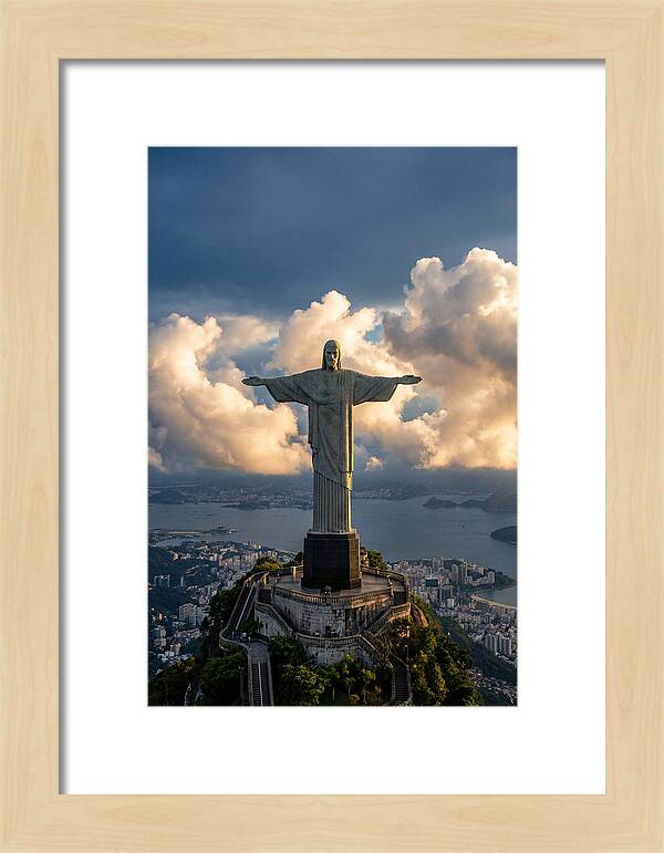 Christ The Redeemer At Golden Hour