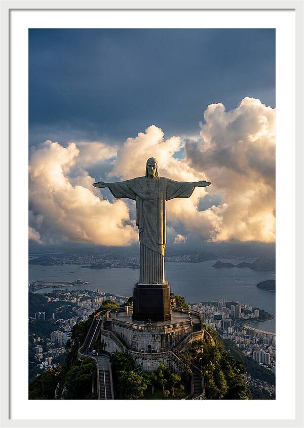Christ The Redeemer At Golden Hour