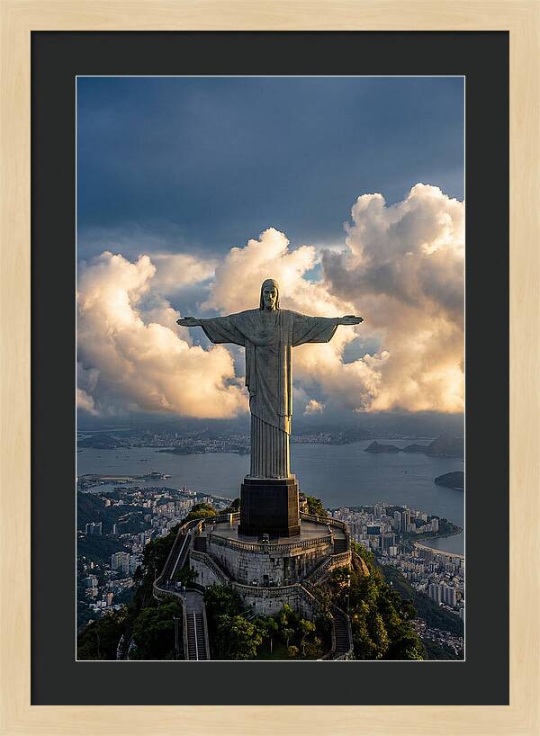 Christ The Redeemer At Golden Hour