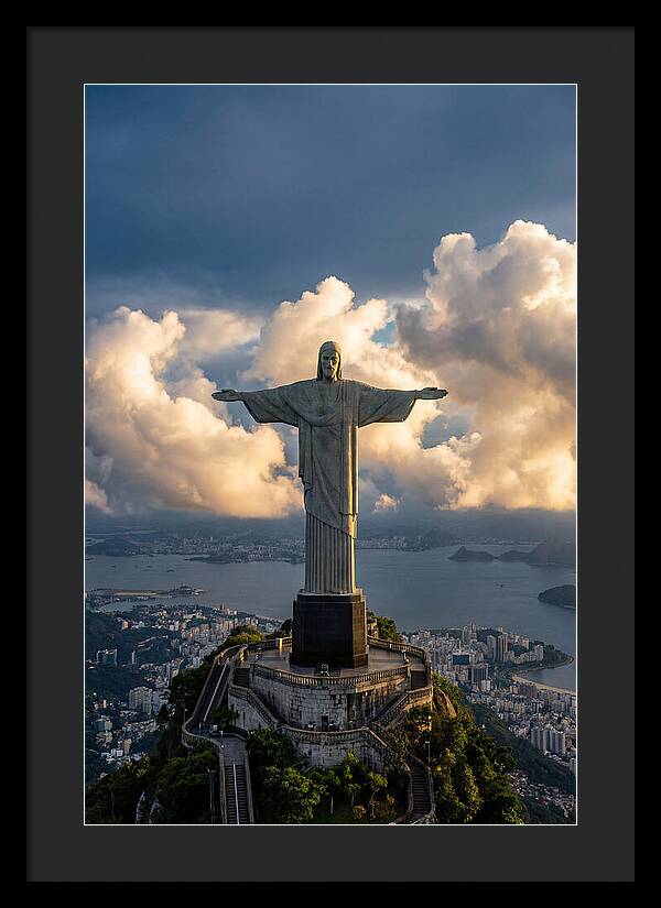 Christ The Redeemer At Golden Hour