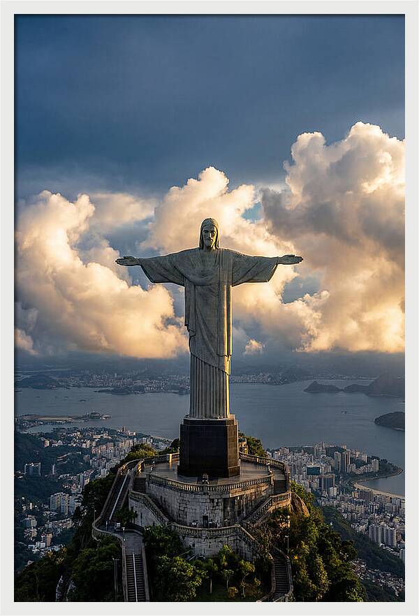 Christ The Redeemer At Golden Hour