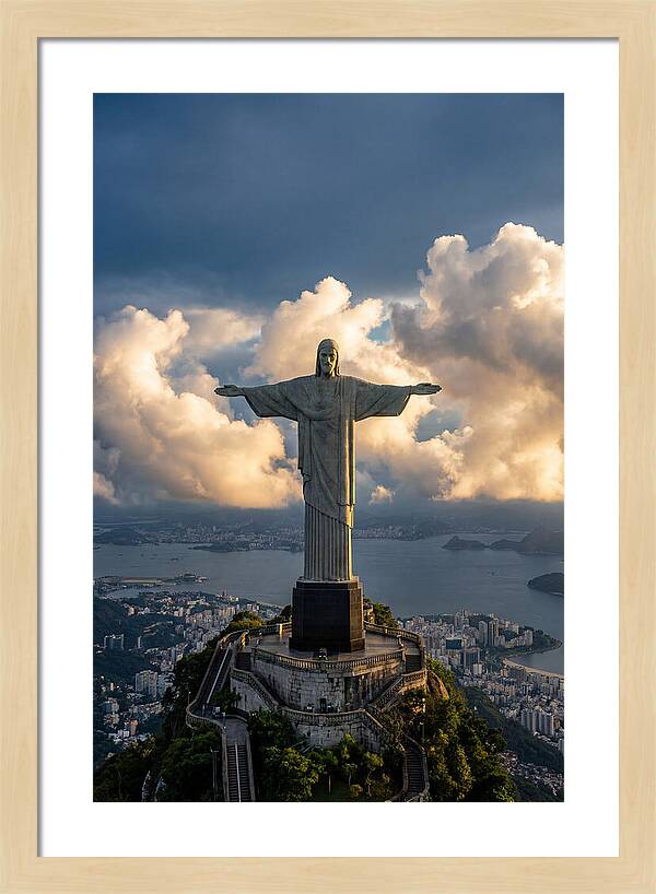 Christ The Redeemer At Golden Hour