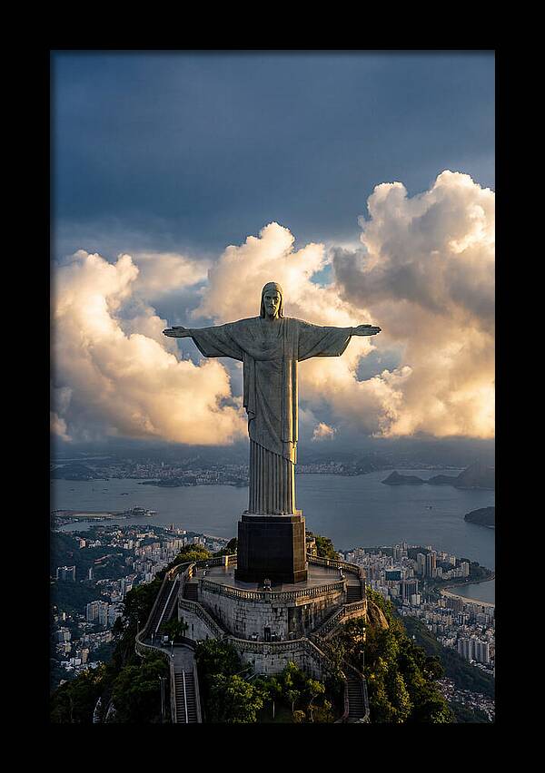Christ The Redeemer At Golden Hour