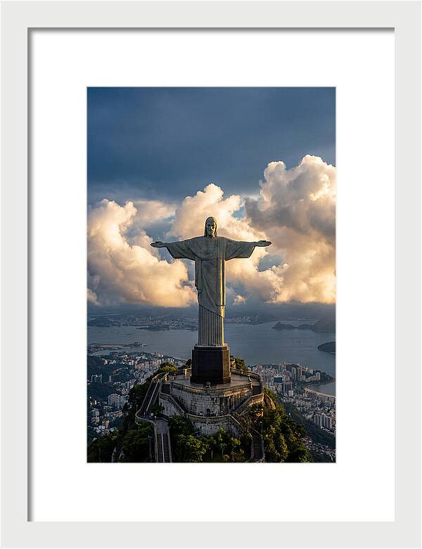 Christ The Redeemer At Golden Hour