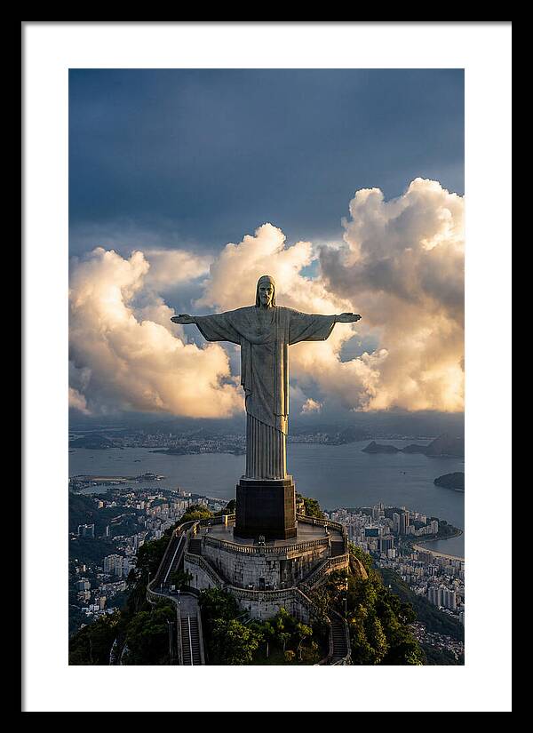 Christ The Redeemer At Golden Hour