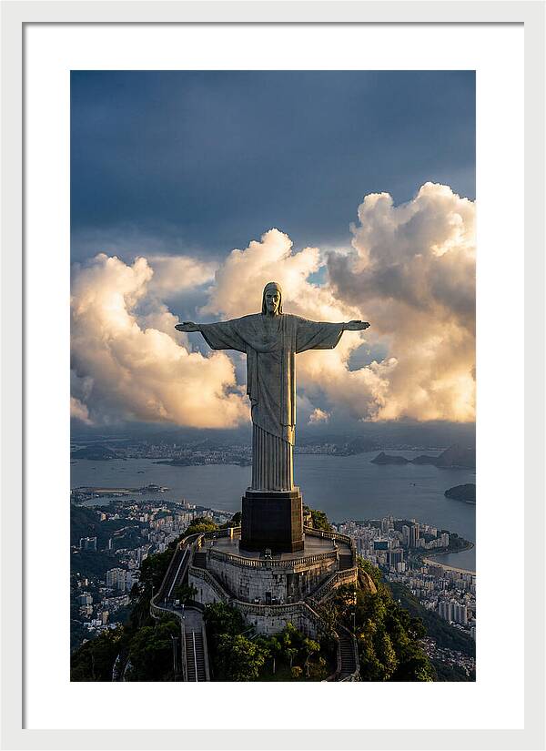 Christ The Redeemer At Golden Hour