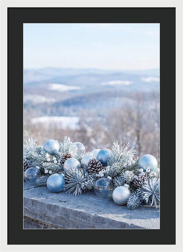 Christmas Still Life With Ornaments
