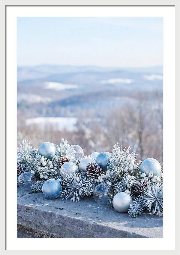 Christmas Still Life With Ornaments