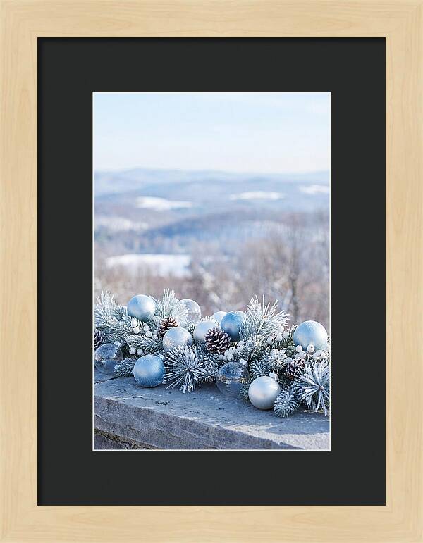 Christmas Still Life With Ornaments