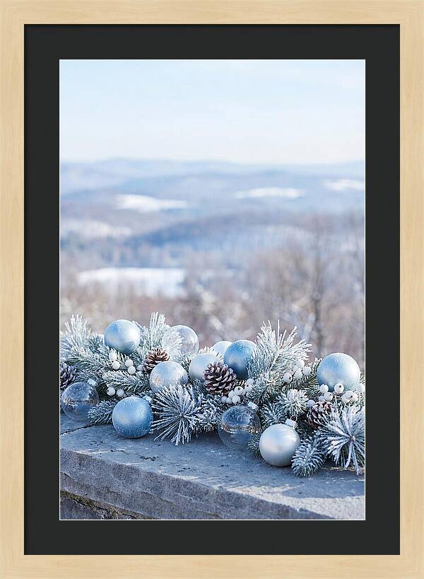 Christmas Still Life With Ornaments
