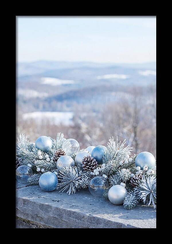 Christmas Still Life With Ornaments