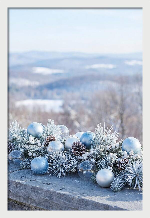Christmas Still Life With Ornaments