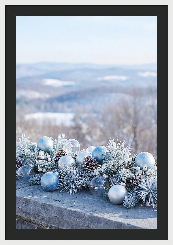 Christmas Still Life With Ornaments