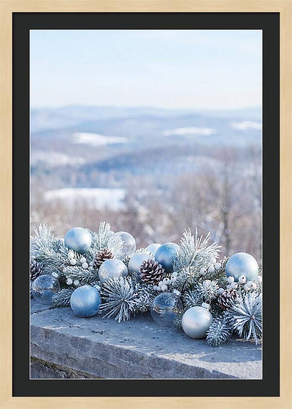 Christmas Still Life With Ornaments