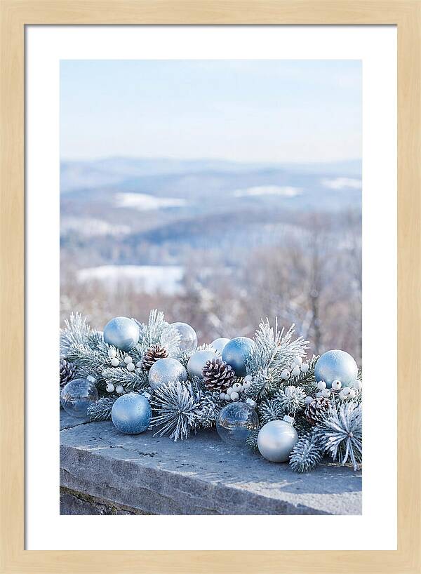 Christmas Still Life With Ornaments