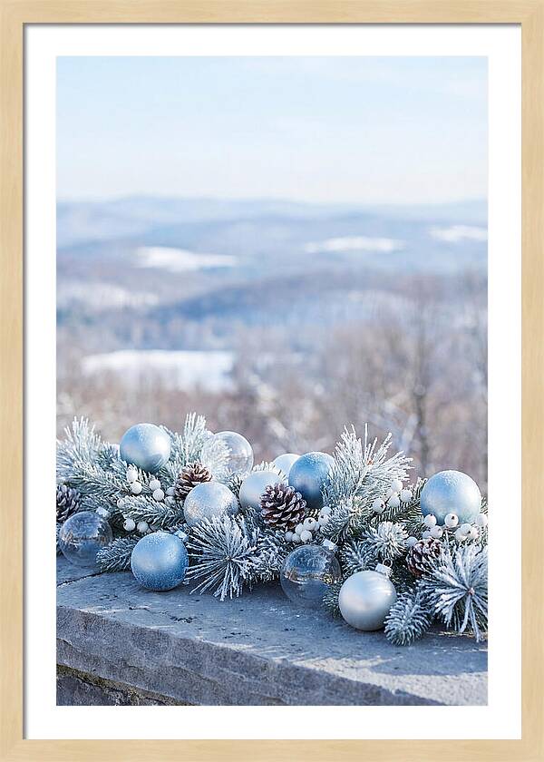 Christmas Still Life With Ornaments