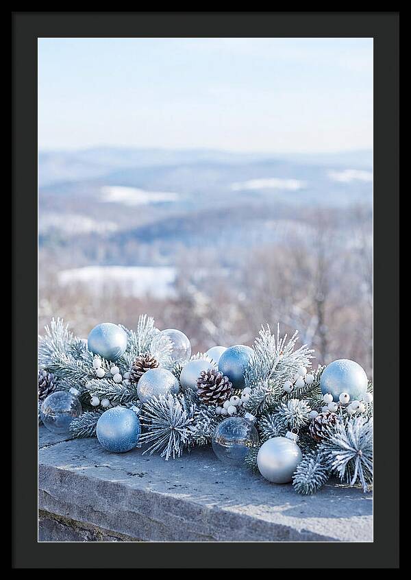 Christmas Still Life With Ornaments
