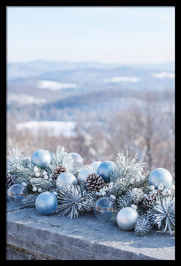 Christmas Still Life With Ornaments