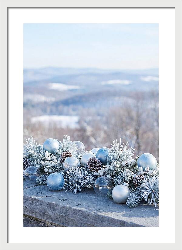 Christmas Still Life With Ornaments