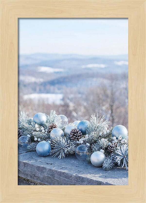 Christmas Still Life With Ornaments