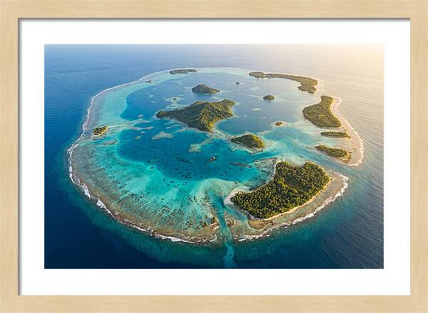 Chuuk Lagoon From Above