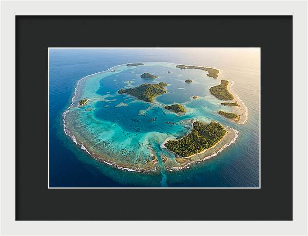Chuuk Lagoon From Above