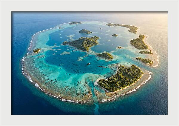 Chuuk Lagoon From Above