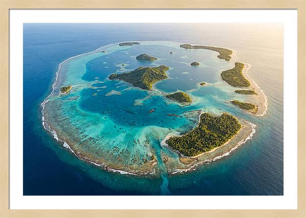 Chuuk Lagoon From Above