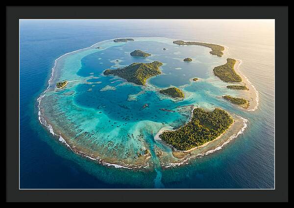 Chuuk Lagoon From Above