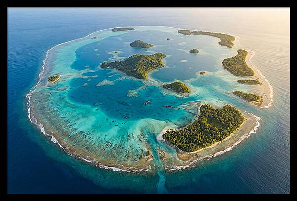 Chuuk Lagoon From Above