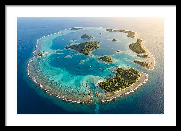 Chuuk Lagoon From Above