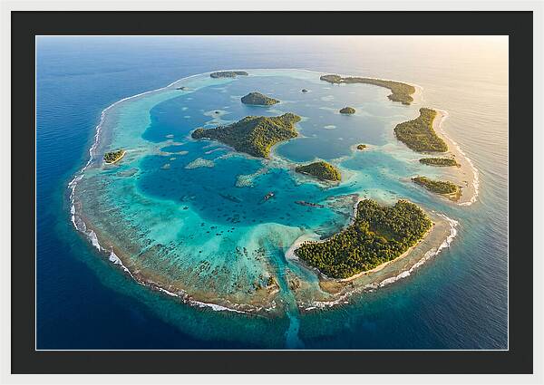 Chuuk Lagoon From Above