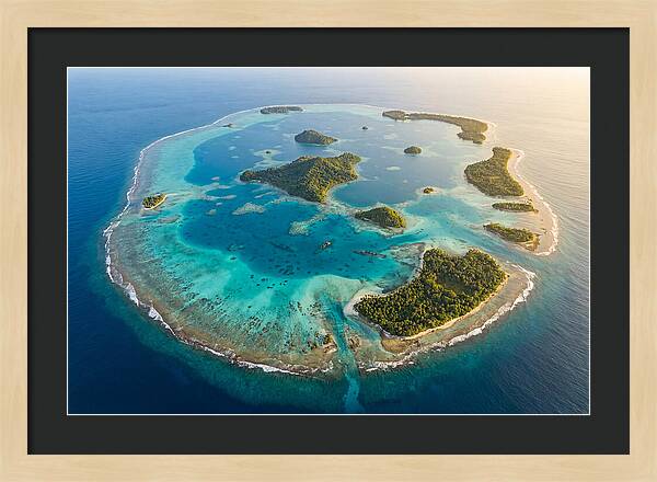 Chuuk Lagoon From Above