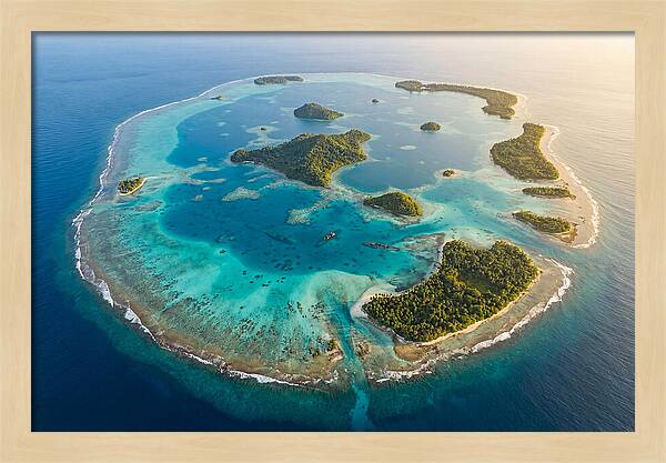 Chuuk Lagoon From Above