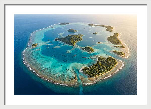 Chuuk Lagoon From Above