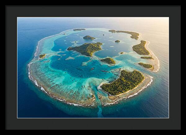Chuuk Lagoon From Above