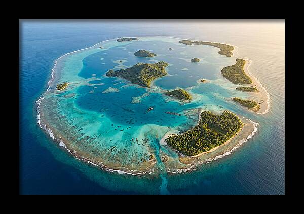 Chuuk Lagoon From Above