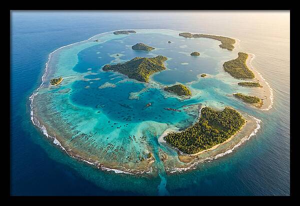 Chuuk Lagoon From Above
