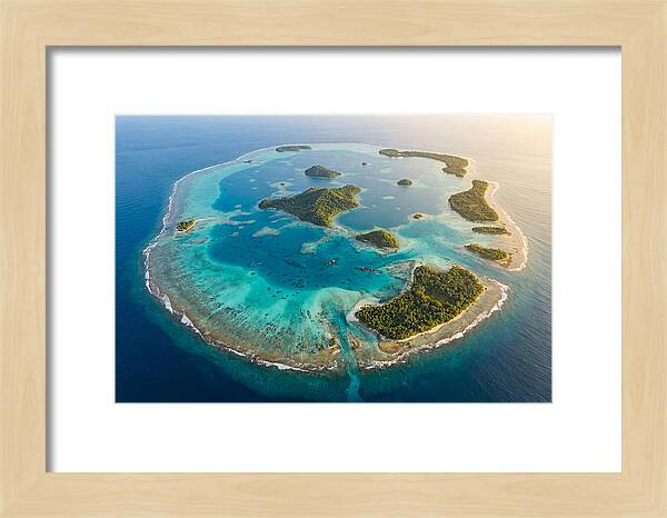 Chuuk Lagoon From Above