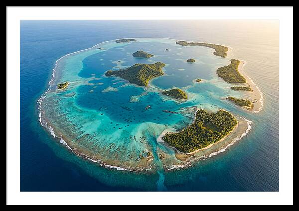 Chuuk Lagoon From Above