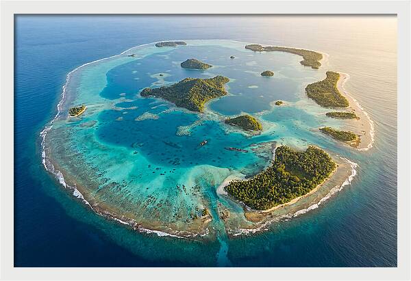 Chuuk Lagoon From Above
