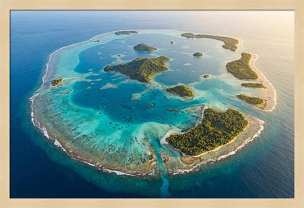 Chuuk Lagoon From Above